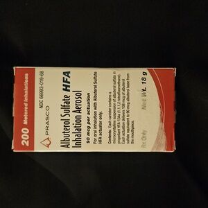 1 NEW Inhaler CASE with albuterol sulfate Asthma Oral Inhaler UNOPENED/ SEALED